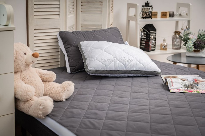 Подушка анатомическая классическая "Strong Sleep 3D" Gray-White collection 40х60 1221 фото