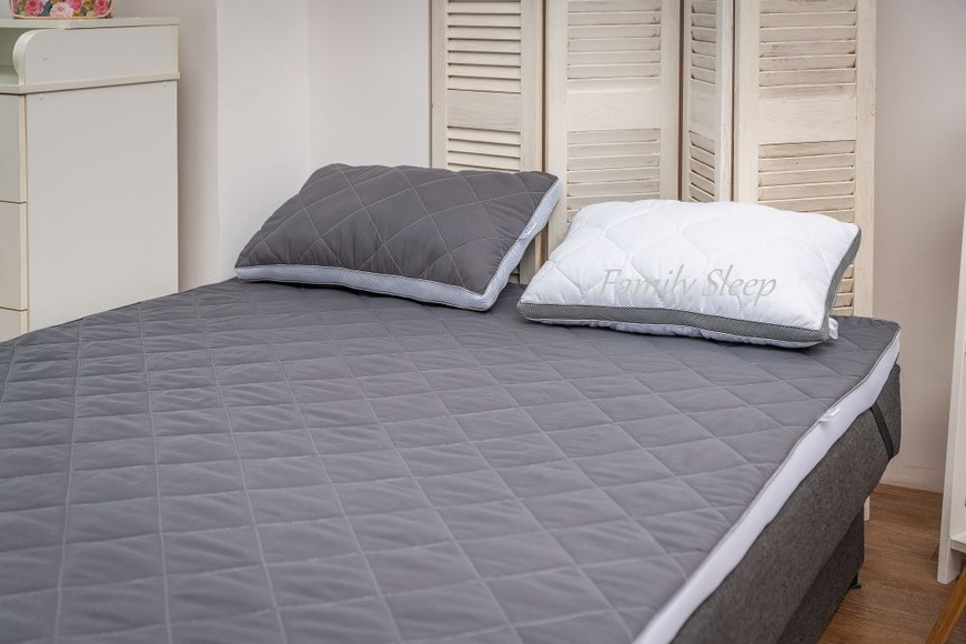 Подушка анатомическая классическая "Strong Sleep 3D" Gray-White collection 40х60 1221 фото