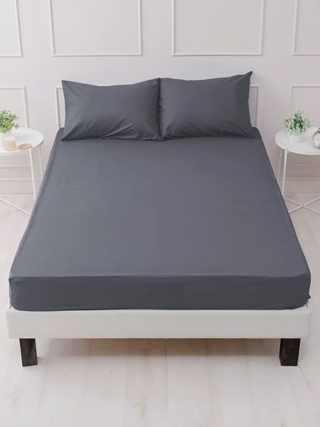 Набір Good-Dream простирадло на резинці 70х190 + 2 наволочки 50х70 microfiber Grey (GDBSMG070190) GDBSMG070190 фото