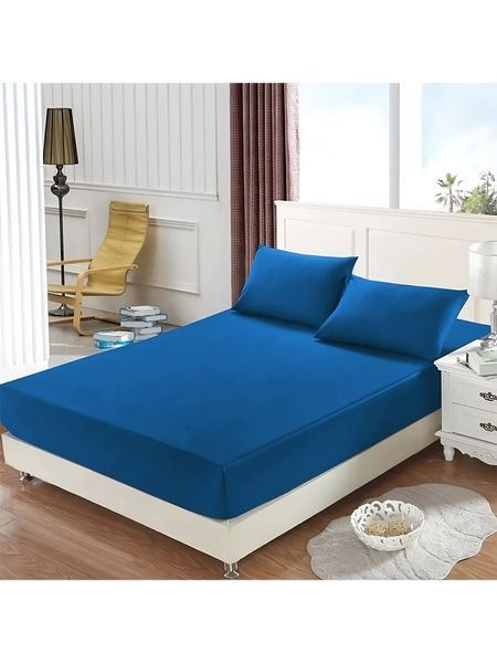 Набір Good-Dream простирадло на резинці 70х190 + 2 наволочки 50х70 сатин Blue (GDBSSB070190) GDBSSB070190 фото