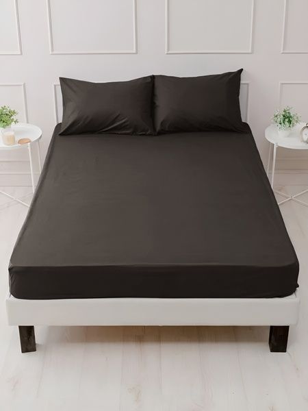 Набір Good-Dream простирадло на резинці 70х190 + 2 наволочки 50х70 microfiber Brown (GDBSMBR070190) GDBSMBR070190 фото