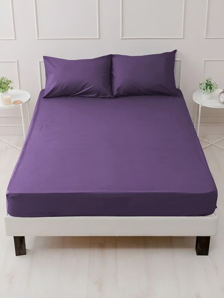 Набір Good-Dream простирадло на резинці 70х190 + 2 наволочки 50х70 microfiber Violet (GDBSMV070190) GDBSMV070190 фото