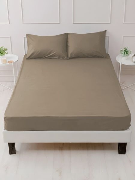 Набір Good-Dream простирадло на резинці 70х190 + 2 наволочки 50х70 microfiber Mokko (GDBSMM070190) GDBSMM070190 фото